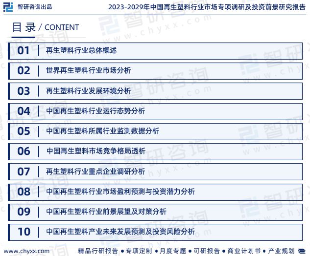 leyu.体育(中国)官方网站智研咨询发布：2023年中国再生塑料行业市场分析报(图2)